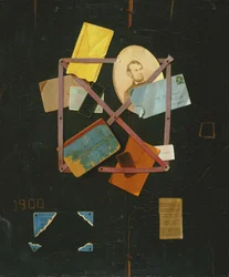 Antiguo Soporte de Tarjetas